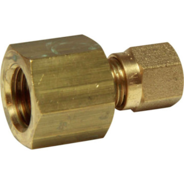 Raccord instantané laiton femelle BSP pour tube nylon 6 à 10 mm