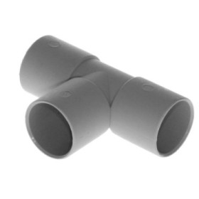Té à emboîtement 28 mm pour tube rigide d'évacuation