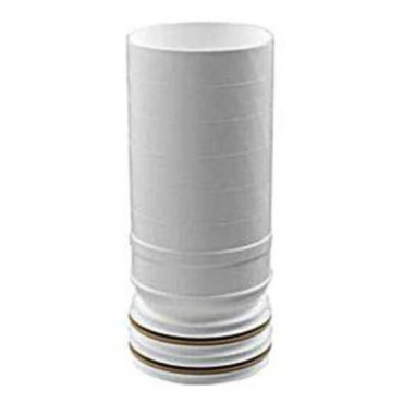 Rallonge de pipe de WC 250 mm à ailettes diamètre 110 mm