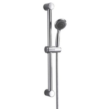 Barre de douche avec pommeau et flexible