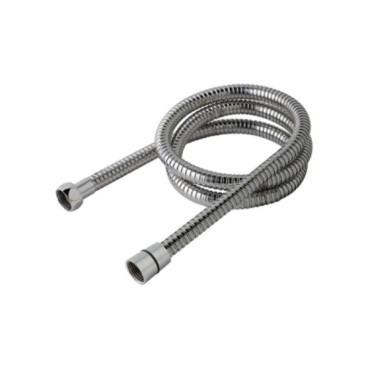 Flexible de douche chromé 1,5 m écrou et cône 1/2"