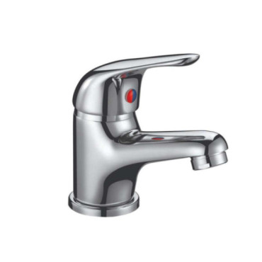 Mitigeur de lavabo compact Tidy chromé - bonde 35 ou 40 mm