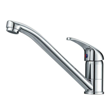 Mitigeur d'évier monobloc chromé entraxe 150 mm