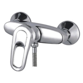 Mitigeur de douche à volants entraxe 150 mm chromé