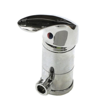Mitigeur de douche monobloc chromé à levier