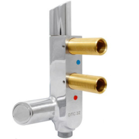 Mitigeur thermostatique de douche vertical entraxe 45 mm