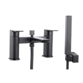 Mitigeur bain-douche Muro noir mat avec douchette