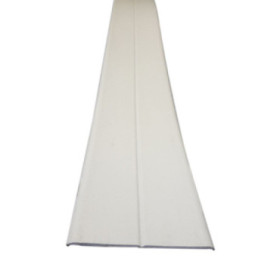 Baguette d'angle PVC souple blanche 5 m - 25 ou 35 mm
