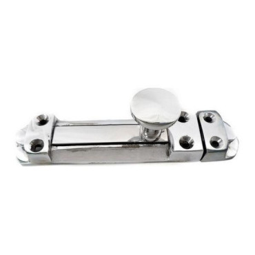 Verrou à bascule plat chromé 4-1/2” x 1”