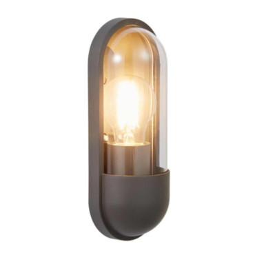 Applique extérieure Pilule E27 - anthracite ou noir