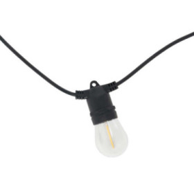 Guirlande guinguette solaire et USB - 10 ampoules LED