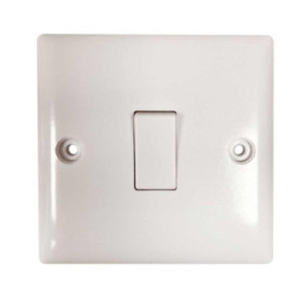 Appareillage Convex Slim blanc - prises et interrupteurs Willerby