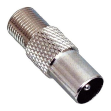 Adaptateur coaxial fiche F mâle vers TV