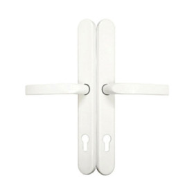 Poignée de porte PVC Multi-Fix à entraxe variable - blanc ou noir