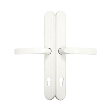 Poignée de porte PVC Multi-Fix à entraxe variable - blanc ou noir