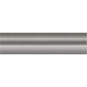 Tringle à rideaux nickel brossé 240 cm Ø 28 mm