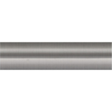 Tringle à rideaux nickel brossé 240 cm Ø 28 mm