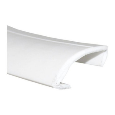 Baguette de recouvrement de fenêtre blanche 37 mm - couronne de 30 m
