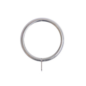 Accessoire de tringle à rideaux Ø 28 mm nickel brossé - 5 pièces