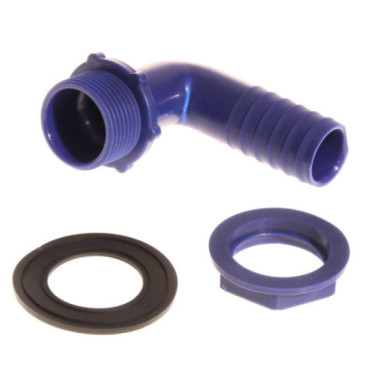 Coude cannelé BSP pour tuyau souple - lot de 10