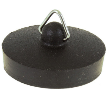 Bouchon de vidage en PVC noir 1"1/4