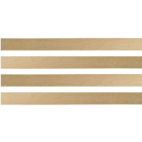 Lattes de sommier en bois - lot de 15 - 755 ou 900 mm