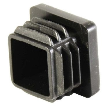 Embout caoutchouc pour tube carré - 22 ou 38 mm