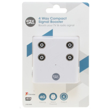 Amplificateur de signal TV 4 sorties - gain 12 dB