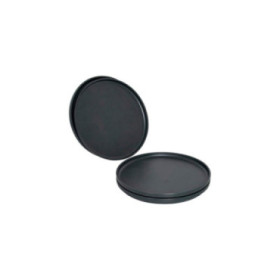 Assiettes Industrial anthracite - lot de 4 - petit-déjeuner ou plates