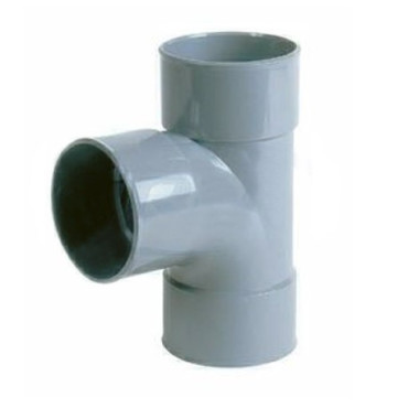 Té 87° FFF PVC 