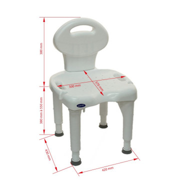 Chaise cabine de douche