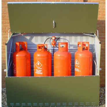 Coffre 4 bouteilles de gaz