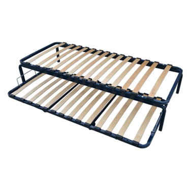 Sommier 70x180 roulettes