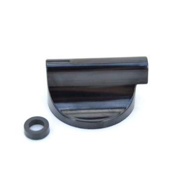 Bouton noir plaque gaz