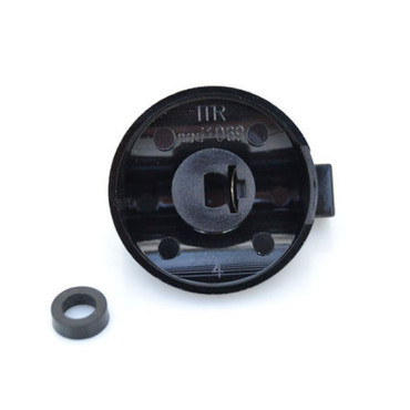 Bouton noir plaque gaz