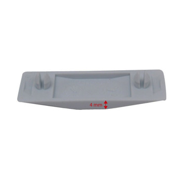 Gache 4 mm gris clair poignee de fenêtre