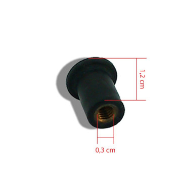 Ecrou silicone