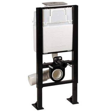 Support réservoir de toilettes encastré