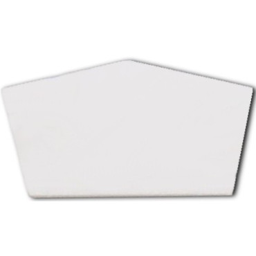 EMBOUT FAITIERE BLANC RAL 9010 PLAN 102808