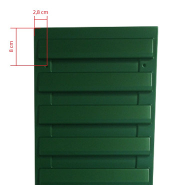 Volet persienne vert foncé 1092x281